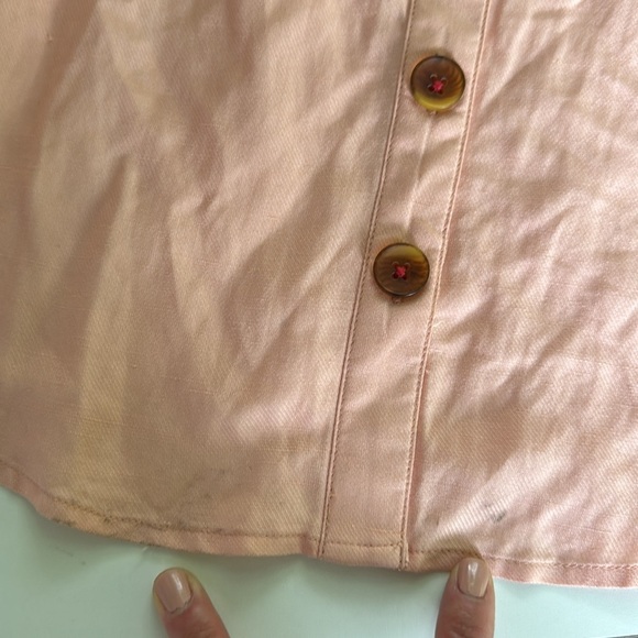 Maeve Anthropologie Linen Blend Top Size 8 - Picture 12 of 12